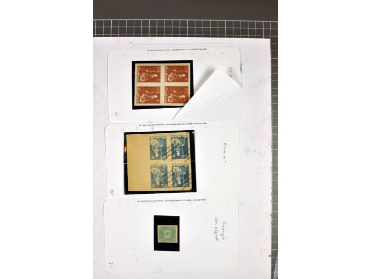 1863/1923, umfangreiche ungebrauchte/postfrische und gestempelte Sammlung mit einigen Briefen, dabei Gebührenmarken, Wenden, 