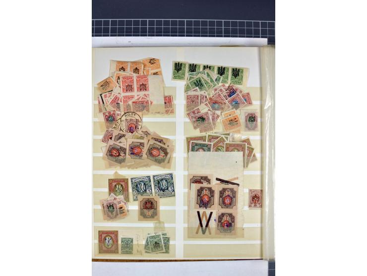 1863/1923, umfangreiche ungebrauchte/postfrische und gestempelte Sammlung mit einigen Briefen, dabei Gebührenmarken, Wenden, 