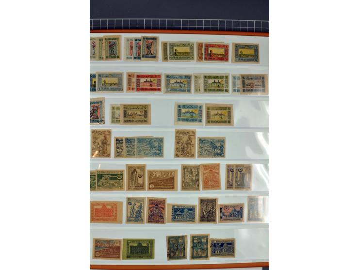 1863/1923, umfangreiche ungebrauchte/postfrische und gestempelte Sammlung mit einigen Briefen, dabei Gebührenmarken, Wenden, 