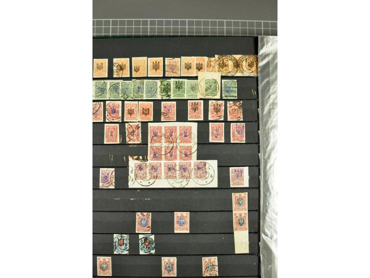 1863/1923, umfangreiche ungebrauchte/postfrische und gestempelte Sammlung mit einigen Briefen, dabei Gebührenmarken, Wenden, 