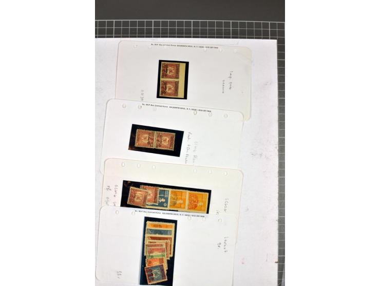 1863/1923, umfangreiche ungebrauchte/postfrische und gestempelte Sammlung mit einigen Briefen, dabei Gebührenmarken, Wenden, 