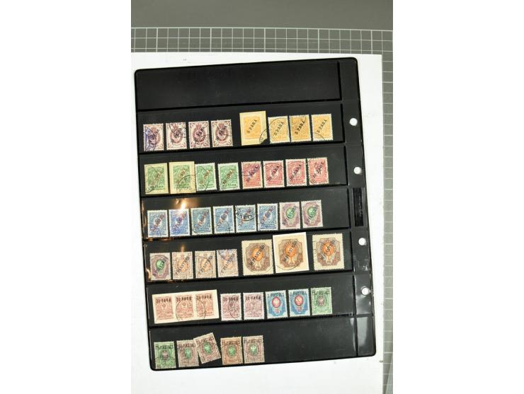 1863/1923, umfangreiche ungebrauchte/postfrische und gestempelte Sammlung mit einigen Briefen, dabei Gebührenmarken, Wenden, 