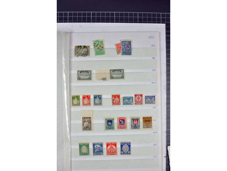 1863/1923, umfangreiche ungebrauchte/postfrische und gestempelte Sammlung mit einigen Briefen, dabei Gebührenmarken, Wenden, 