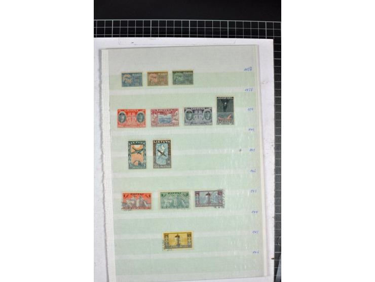 1863/1923, umfangreiche ungebrauchte/postfrische und gestempelte Sammlung mit einigen Briefen, dabei Gebührenmarken, Wenden, 