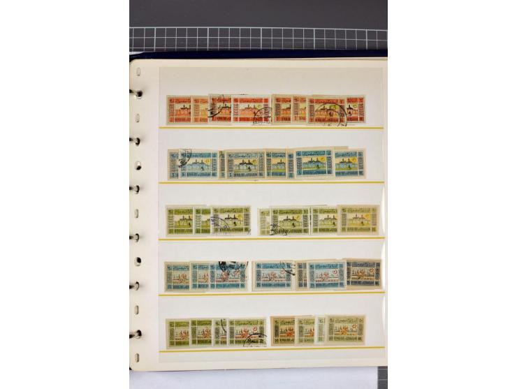 1863/1923, umfangreiche ungebrauchte/postfrische und gestempelte Sammlung mit einigen Briefen, dabei Gebührenmarken, Wenden, 