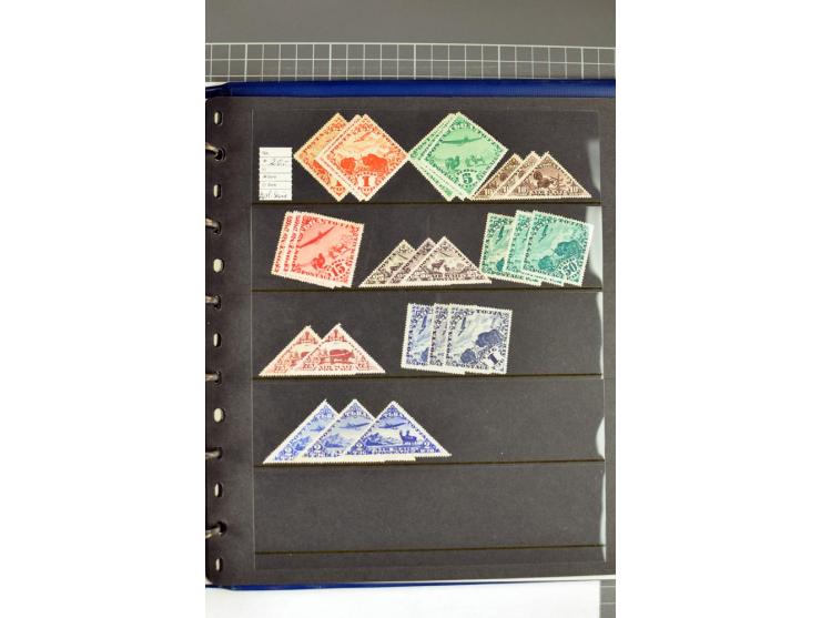 1863/1923, umfangreiche ungebrauchte/postfrische und gestempelte Sammlung mit einigen Briefen, dabei Gebührenmarken, Wenden, 
