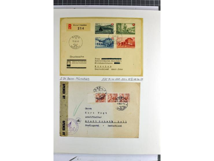 1852/2009, sehr schöne gestempelte Sammlung mit etlichen Briefen, vor 1900 gut besetzt mit verschiedenen Farben und Zähnungen