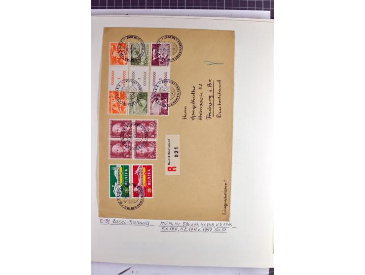 1852/2009, sehr schöne gestempelte Sammlung mit etlichen Briefen, vor 1900 gut besetzt mit verschiedenen Farben und Zähnungen