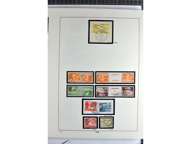 1852/2009, sehr schöne gestempelte Sammlung mit etlichen Briefen, vor 1900 gut besetzt mit verschiedenen Farben und Zähnungen