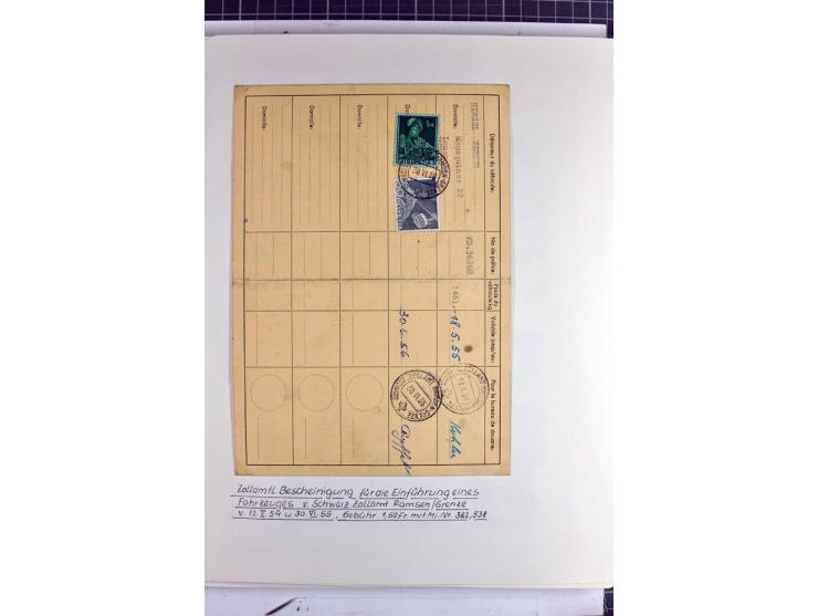 1852/2009, sehr schöne gestempelte Sammlung mit etlichen Briefen, vor 1900 gut besetzt mit verschiedenen Farben und Zähnungen