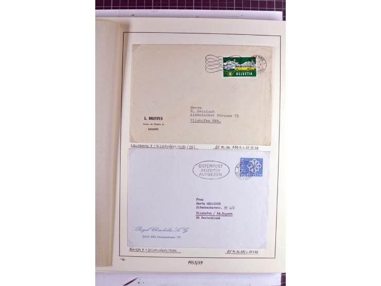 1852/2009, sehr schöne gestempelte Sammlung mit etlichen Briefen, vor 1900 gut besetzt mit verschiedenen Farben und Zähnungen