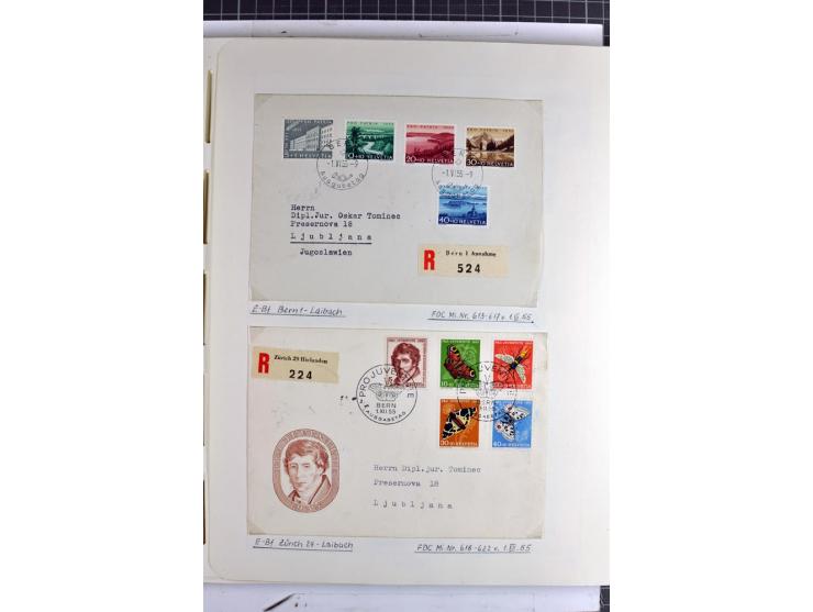 1852/2009, sehr schöne gestempelte Sammlung mit etlichen Briefen, vor 1900 gut besetzt mit verschiedenen Farben und Zähnungen