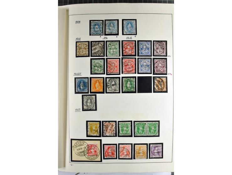 1852/2009, sehr schöne gestempelte Sammlung mit etlichen Briefen, vor 1900 gut besetzt mit verschiedenen Farben und Zähnungen