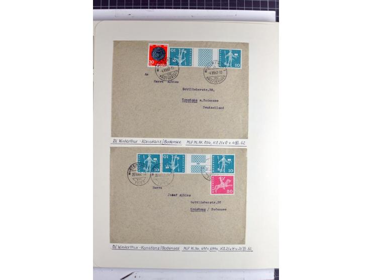 1852/2009, sehr schöne gestempelte Sammlung mit etlichen Briefen, vor 1900 gut besetzt mit verschiedenen Farben und Zähnungen