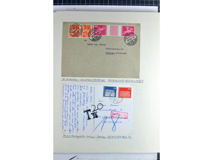 1852/2009, sehr schöne gestempelte Sammlung mit etlichen Briefen, vor 1900 gut besetzt mit verschiedenen Farben und Zähnungen
