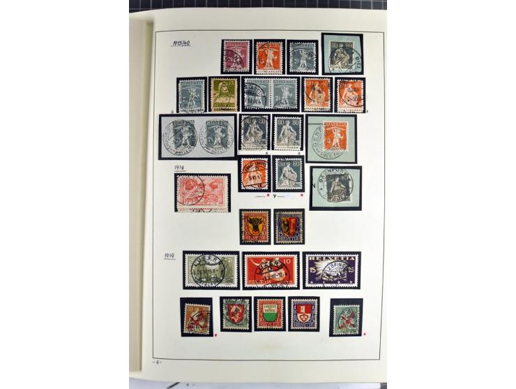1852/2009, sehr schöne gestempelte Sammlung mit etlichen Briefen, vor 1900 gut besetzt mit verschiedenen Farben und Zähnungen