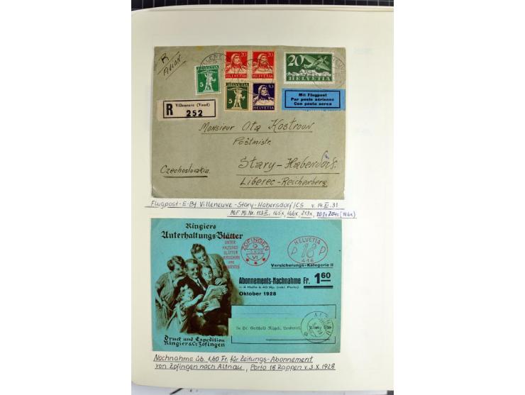 1852/2009, sehr schöne gestempelte Sammlung mit etlichen Briefen, vor 1900 gut besetzt mit verschiedenen Farben und Zähnungen