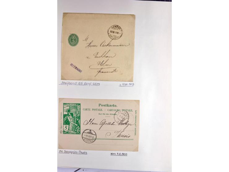 1852/2009, sehr schöne gestempelte Sammlung mit etlichen Briefen, vor 1900 gut besetzt mit verschiedenen Farben und Zähnungen