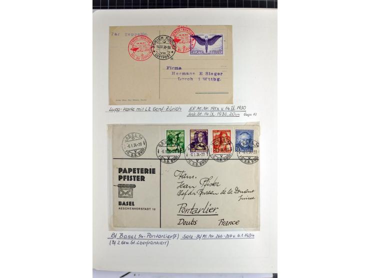 1852/2009, sehr schöne gestempelte Sammlung mit etlichen Briefen, vor 1900 gut besetzt mit verschiedenen Farben und Zähnungen