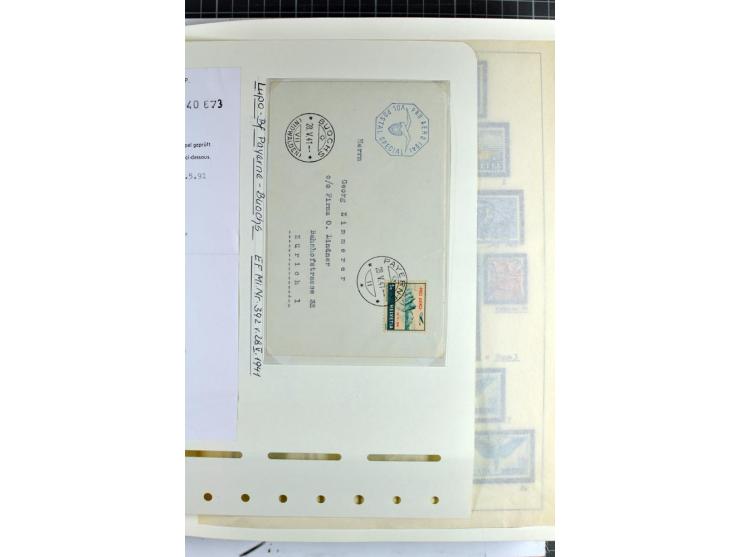 1852/2009, sehr schöne gestempelte Sammlung mit etlichen Briefen, vor 1900 gut besetzt mit verschiedenen Farben und Zähnungen