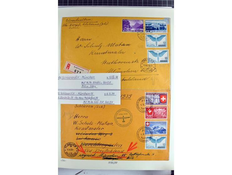 1852/2009, sehr schöne gestempelte Sammlung mit etlichen Briefen, vor 1900 gut besetzt mit verschiedenen Farben und Zähnungen
