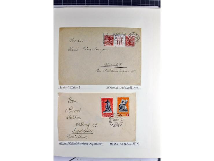 1852/2009, sehr schöne gestempelte Sammlung mit etlichen Briefen, vor 1900 gut besetzt mit verschiedenen Farben und Zähnungen