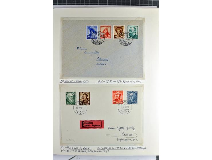 1852/2009, sehr schöne gestempelte Sammlung mit etlichen Briefen, vor 1900 gut besetzt mit verschiedenen Farben und Zähnungen