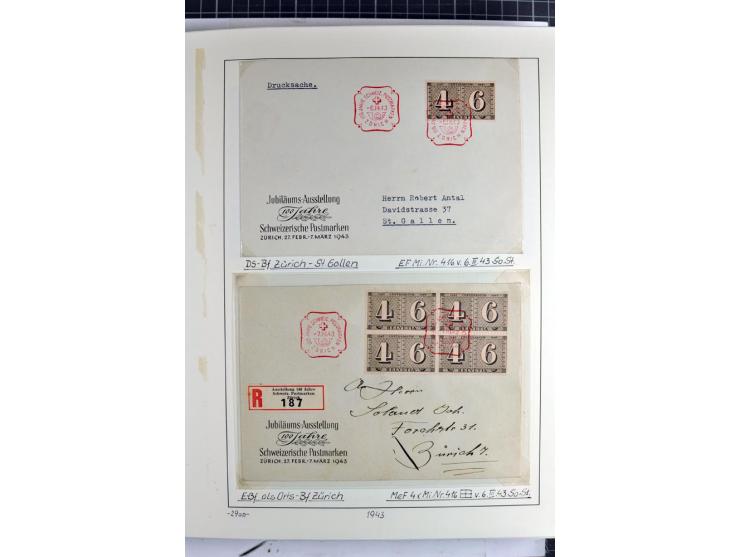 1852/2009, sehr schöne gestempelte Sammlung mit etlichen Briefen, vor 1900 gut besetzt mit verschiedenen Farben und Zähnungen
