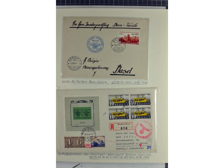 1852/2009, sehr schöne gestempelte Sammlung mit etlichen Briefen, vor 1900 gut besetzt mit verschiedenen Farben und Zähnungen
