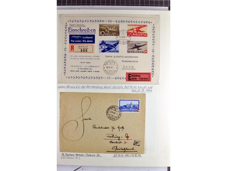 1852/2009, sehr schöne gestempelte Sammlung mit etlichen Briefen, vor 1900 gut besetzt mit verschiedenen Farben und Zähnungen