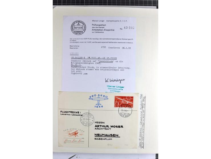 1852/2009, sehr schöne gestempelte Sammlung mit etlichen Briefen, vor 1900 gut besetzt mit verschiedenen Farben und Zähnungen