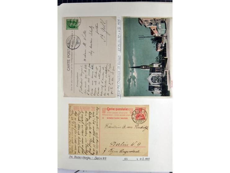 1852/2009, sehr schöne gestempelte Sammlung mit etlichen Briefen, vor 1900 gut besetzt mit verschiedenen Farben und Zähnungen