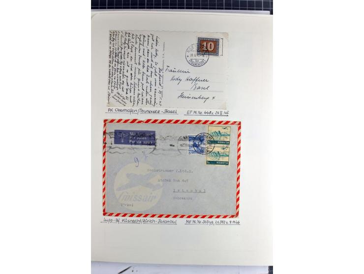 1852/2009, sehr schöne gestempelte Sammlung mit etlichen Briefen, vor 1900 gut besetzt mit verschiedenen Farben und Zähnungen