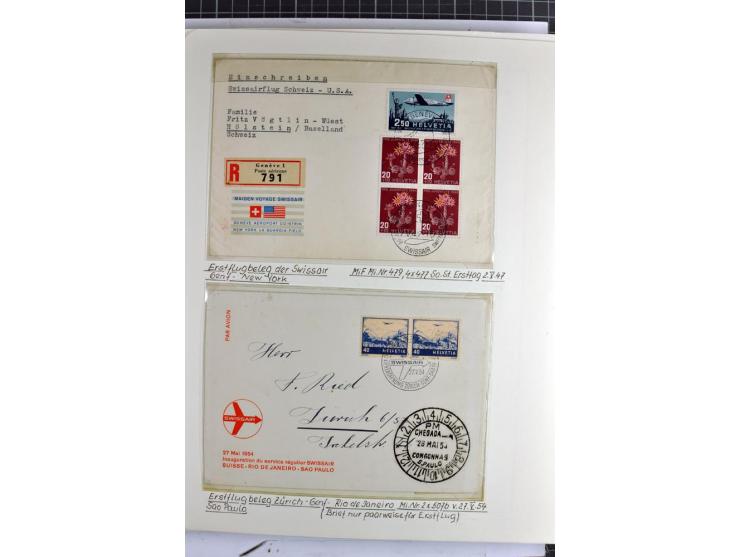 1852/2009, sehr schöne gestempelte Sammlung mit etlichen Briefen, vor 1900 gut besetzt mit verschiedenen Farben und Zähnungen