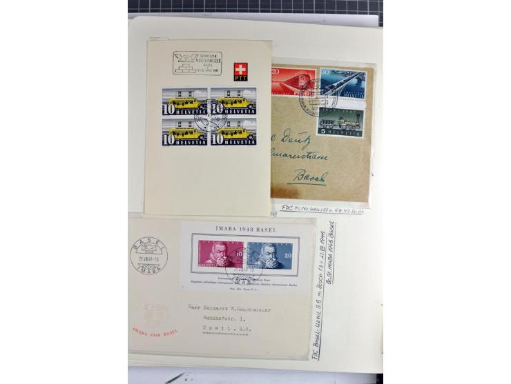 1852/2009, sehr schöne gestempelte Sammlung mit etlichen Briefen, vor 1900 gut besetzt mit verschiedenen Farben und Zähnungen