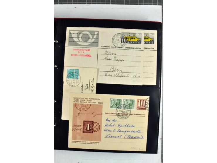 1870/2000, umfangreiche Sammlung Ganzsachen mit einigen hundert Stück in 2 Alben, dabei dekorative Privat-Ganzsachen, Luftpos