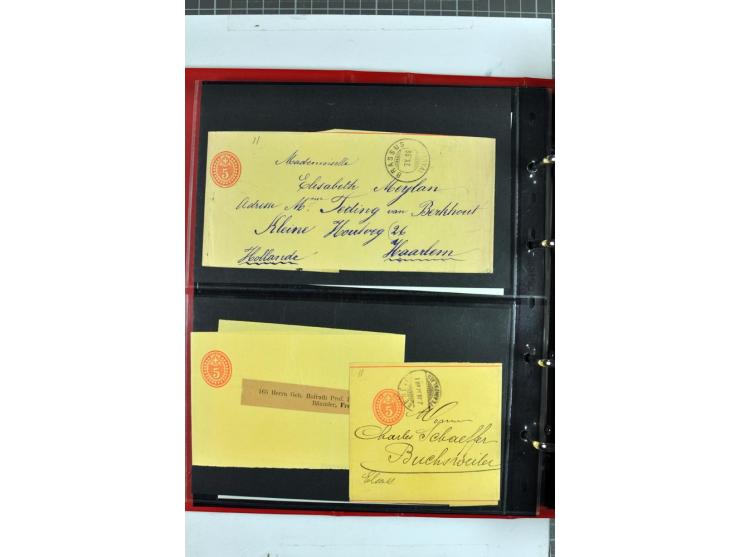 1870/2000, umfangreiche Sammlung Ganzsachen mit einigen hundert Stück in 2 Alben, dabei dekorative Privat-Ganzsachen, Luftpos