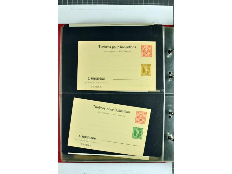 1870/2000, umfangreiche Sammlung Ganzsachen mit einigen hundert Stück in 2 Alben, dabei dekorative Privat-Ganzsachen, Luftpos