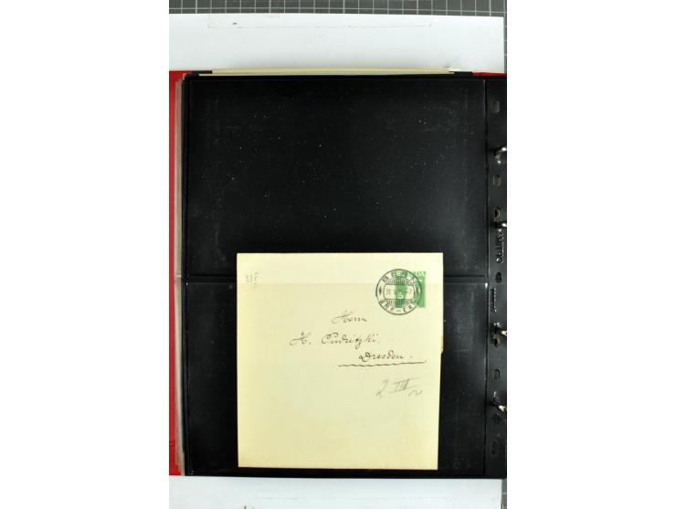 1870/2000, umfangreiche Sammlung Ganzsachen mit einigen hundert Stück in 2 Alben, dabei dekorative Privat-Ganzsachen, Luftpos
