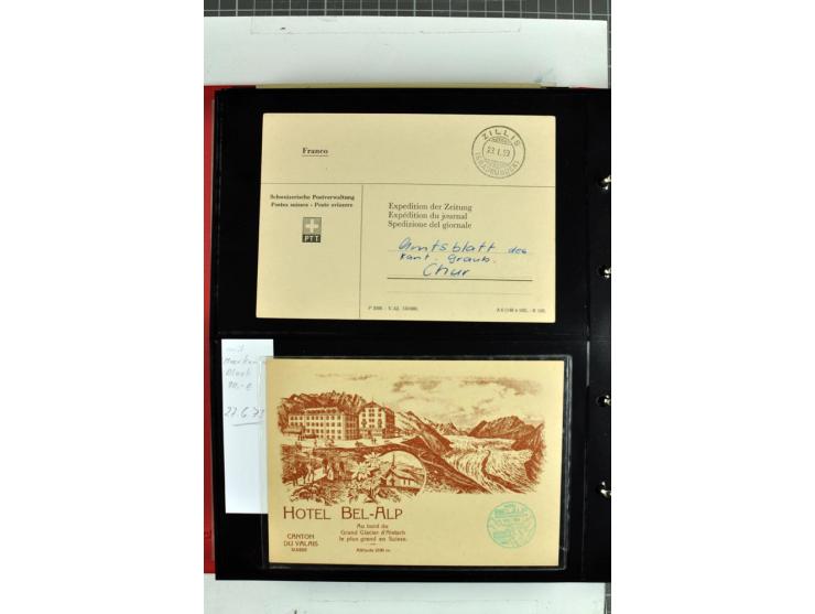 1870/2000, umfangreiche Sammlung Ganzsachen mit einigen hundert Stück in 2 Alben, dabei dekorative Privat-Ganzsachen, Luftpos