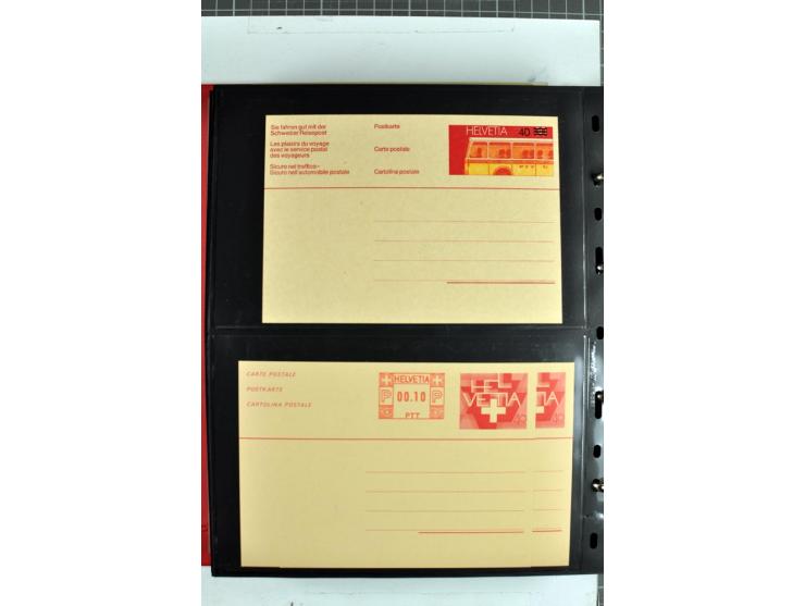 1870/2000, umfangreiche Sammlung Ganzsachen mit einigen hundert Stück in 2 Alben, dabei dekorative Privat-Ganzsachen, Luftpos