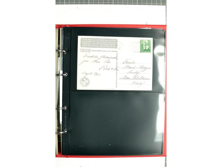 1870/2000, umfangreiche Sammlung Ganzsachen mit einigen hundert Stück in 2 Alben, dabei dekorative Privat-Ganzsachen, Luftpos