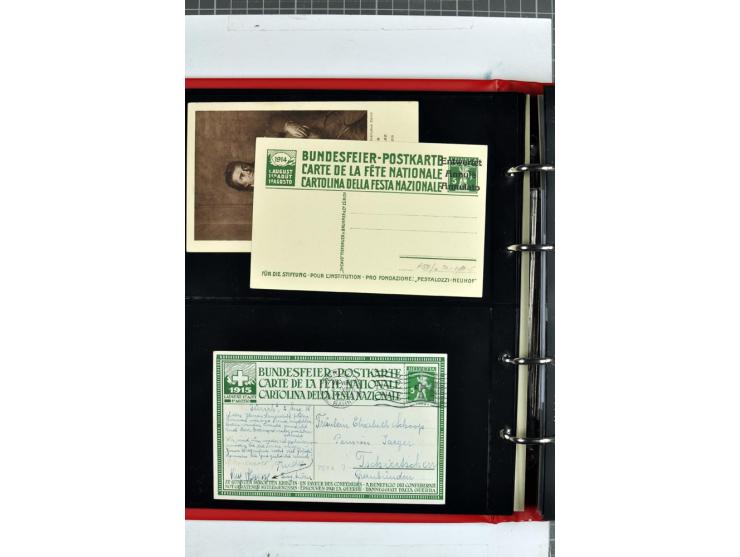 1870/2000, umfangreiche Sammlung Ganzsachen mit einigen hundert Stück in 2 Alben, dabei dekorative Privat-Ganzsachen, Luftpos