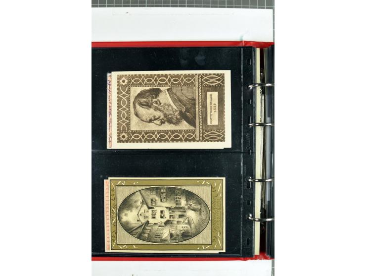 1870/2000, umfangreiche Sammlung Ganzsachen mit einigen hundert Stück in 2 Alben, dabei dekorative Privat-Ganzsachen, Luftpos