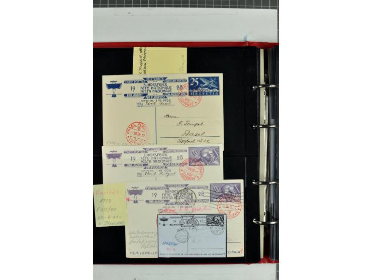 1870/2000, umfangreiche Sammlung Ganzsachen mit einigen hundert Stück in 2 Alben, dabei dekorative Privat-Ganzsachen, Luftpos