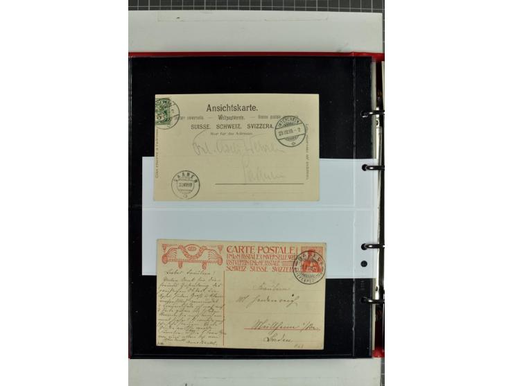 1870/2000, umfangreiche Sammlung Ganzsachen mit einigen hundert Stück in 2 Alben, dabei dekorative Privat-Ganzsachen, Luftpos