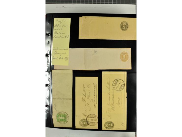 1870/2000, umfangreiche Sammlung Ganzsachen mit einigen hundert Stück in 2 Alben, dabei dekorative Privat-Ganzsachen, Luftpos