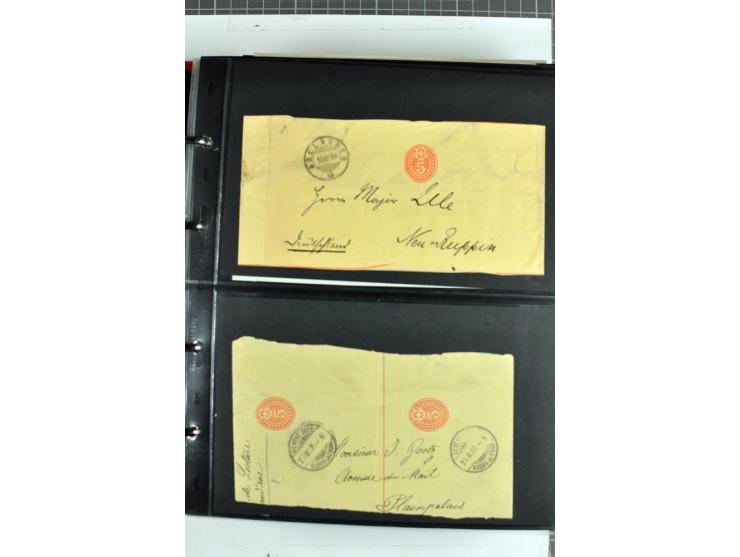 1870/2000, umfangreiche Sammlung Ganzsachen mit einigen hundert Stück in 2 Alben, dabei dekorative Privat-Ganzsachen, Luftpos