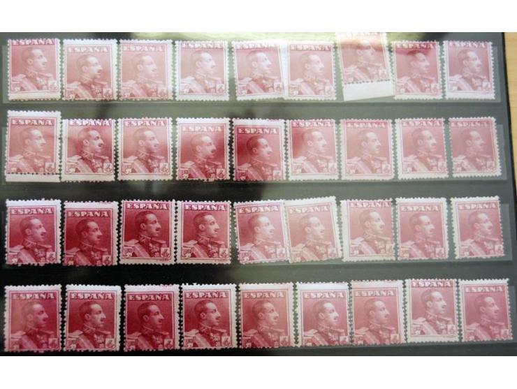 1924/89, postfrische und wenig ungebrauchte Partie, meist Abarten, vielfach mit Fotoattest Graus