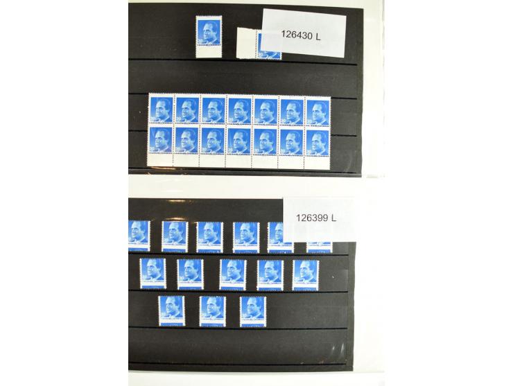 1930/89 (ca.), postfrische Partie von etwa 640 Abarten, dabei ungezähnte Marken, Farbfehldrucke, fehlende Farben, etc.; viele